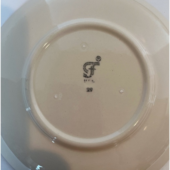 Franciscan Ware Apple Pattern Cup and Saucer - Picture 10 of 11